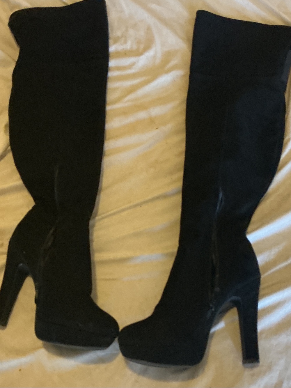 Black Over Knee-High Women's Boots